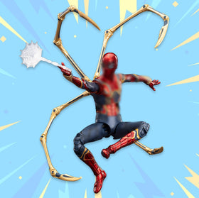 LonullyMege Iron Spider 7-inch figure for display and poseability.