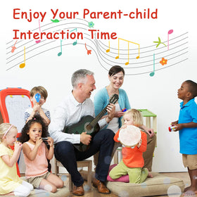 LOOIKOOS Castanets image featuring toddler-friendly size and easy click sounds