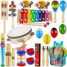 LOOIKOOS Xylophone close-up showing colorful keys for toddler rhythm exploration