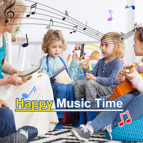 LOOIKOOS wooden maracas deliver bright sounds for early rhythm learning