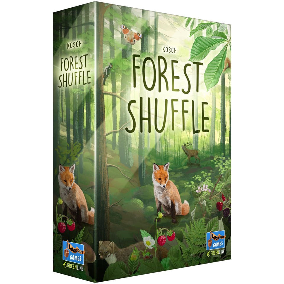 Lookout Forest Shuffle eco packaging showcases sustainable design and easy storage.