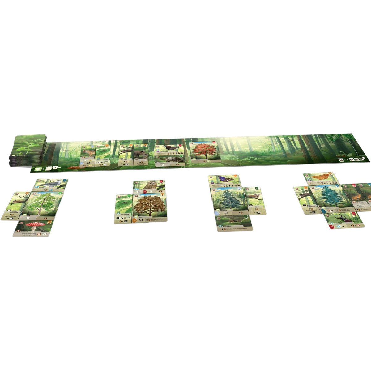 Lookout Forest Shuffle tree cards for a balanced forest setup and strategy.