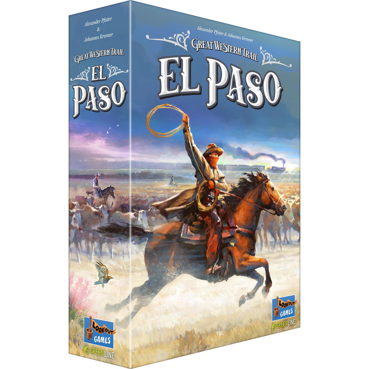Lookout Great Western Trail El Paso box shows a compact design for travel-friendly nights.