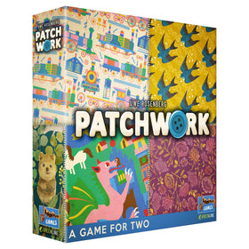 Lookout Patchwork patch tiles arranged for a fast two-player strategy session.