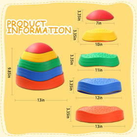 LoomLark Balance Stones patterned stones invite creative adventures and motor coordination