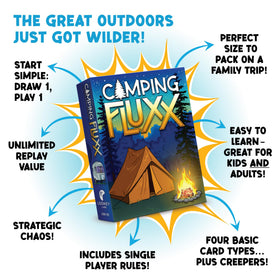 Campfire night: Looney Labs Camping Fluxx in action