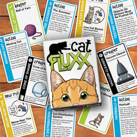 Looney Labs Cat Fluxx creepers Vacuum Cleaner adds zany twists
