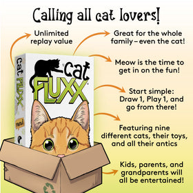 Looney Labs Cat Fluxx The Human card adds playful interaction