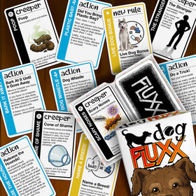 Box art shows dog characters, signaling humor and friendly chaos.