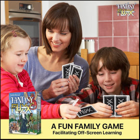 Looney Labs Fantasy Fluxx hero card sparks quick play and imaginative strategies.