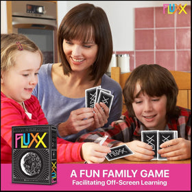 Fluxx 5.0 suitable for ages 8 and up for inclusive play
