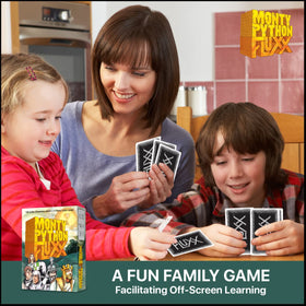 Monty Python Fluxx cards in play showing evolving rules
