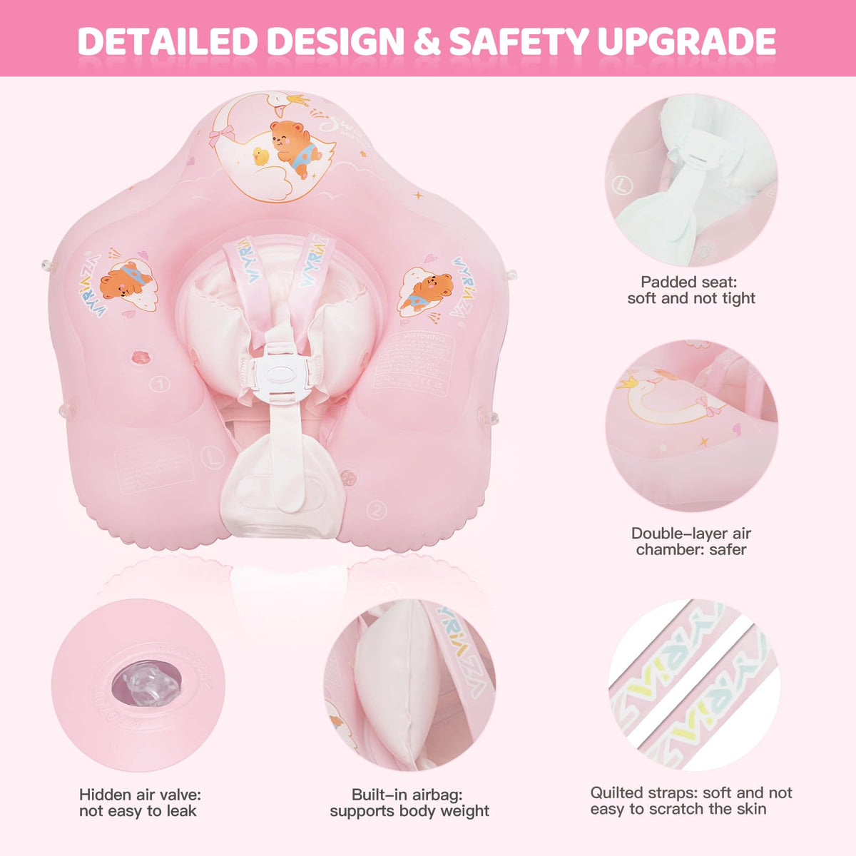 LOOWARTS UPF50 canopy shields baby's skin from sun exposure