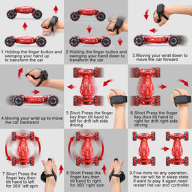 LOOZIX 4WD all-terrain RC car on grass and sand for stable traction