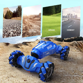 LOOZIX gesture RC stunt car packaging and accessories included