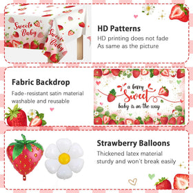Lopeastar berry sweet backdrop frames photos and dessert displays