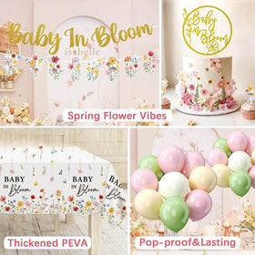Lopeastar tablecloths and centerpieces frame the dessert table beautifully