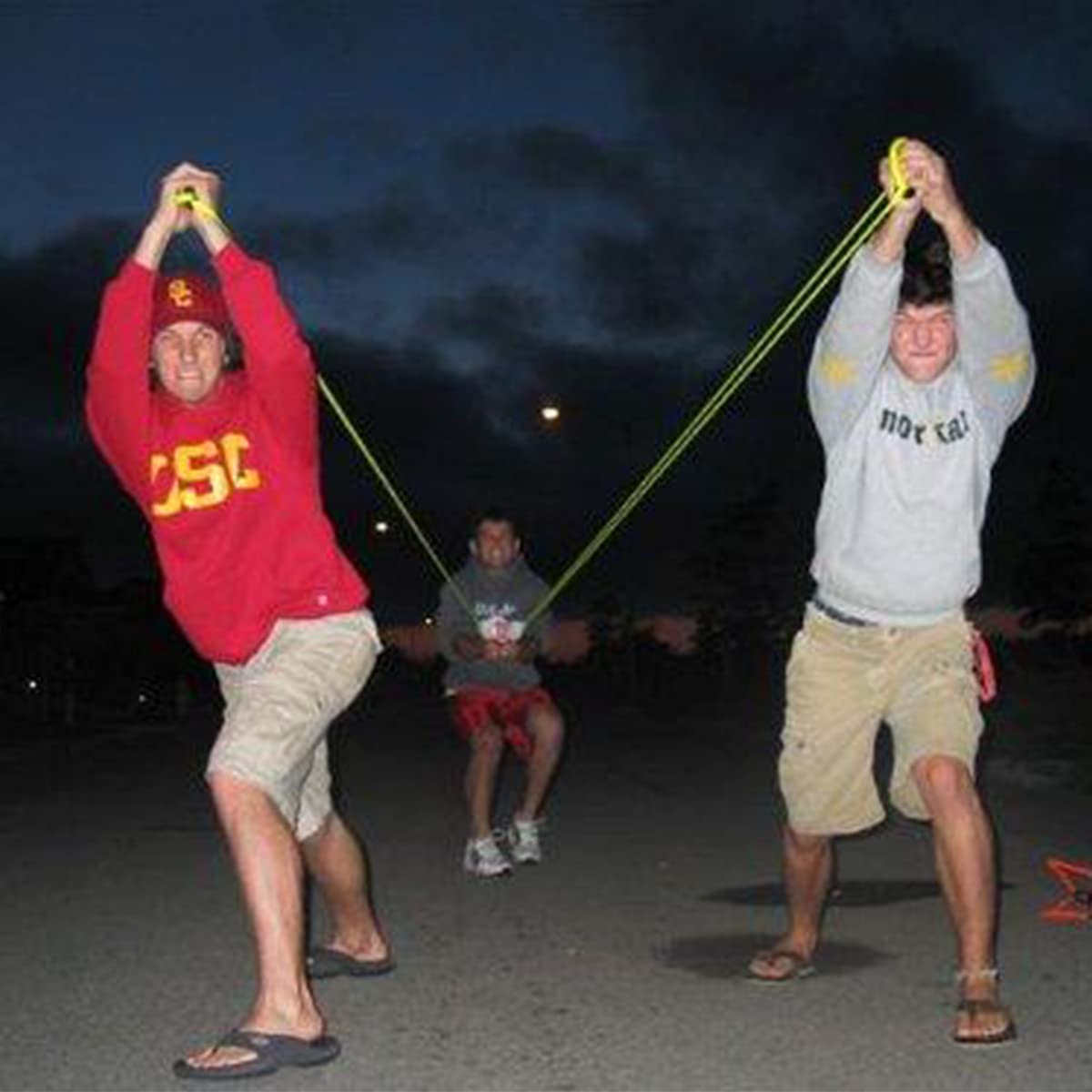 lopfg water balloon launcher promotional-materials image captures crowd-pleasing event use