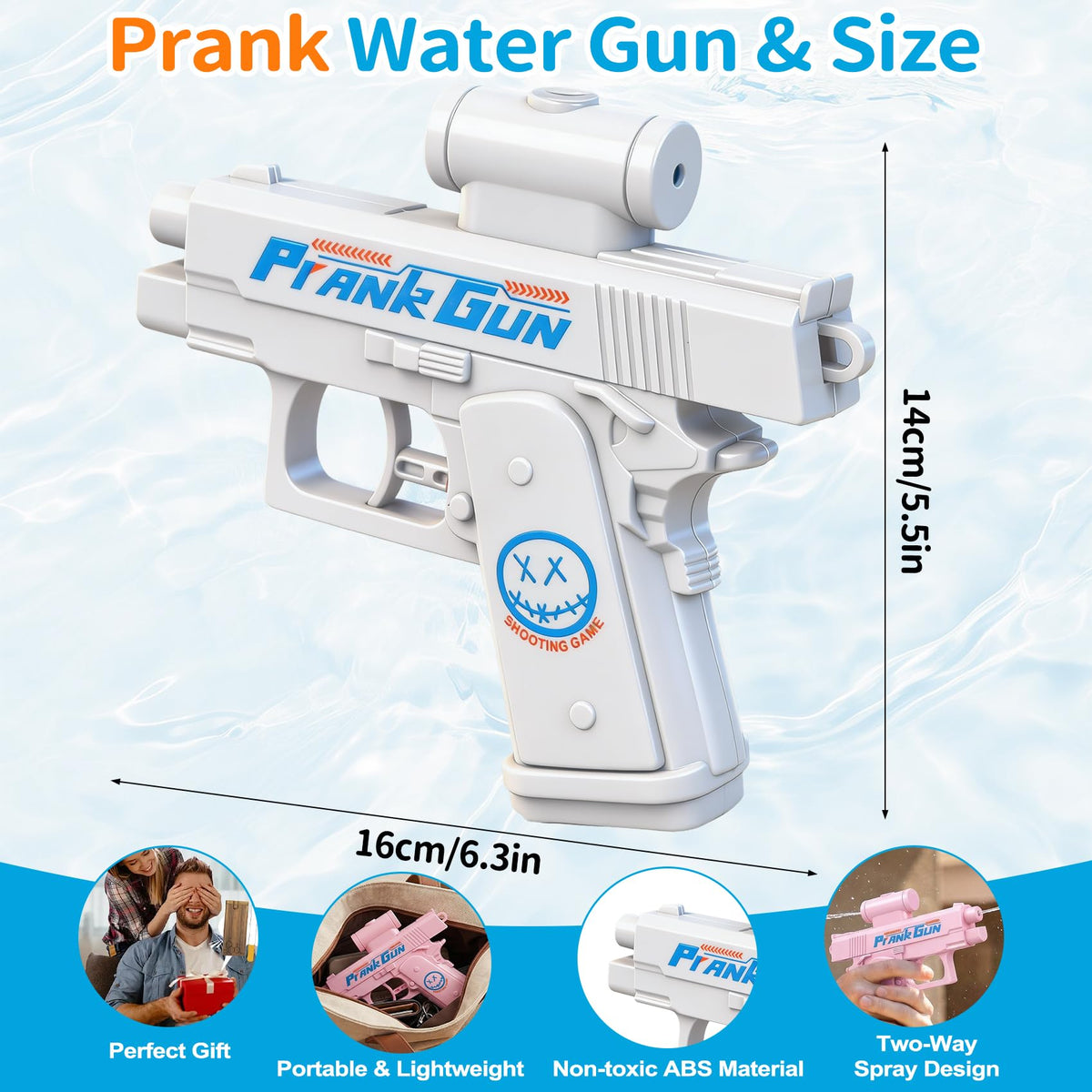 LOQOMI compact water gun designed for easy travel