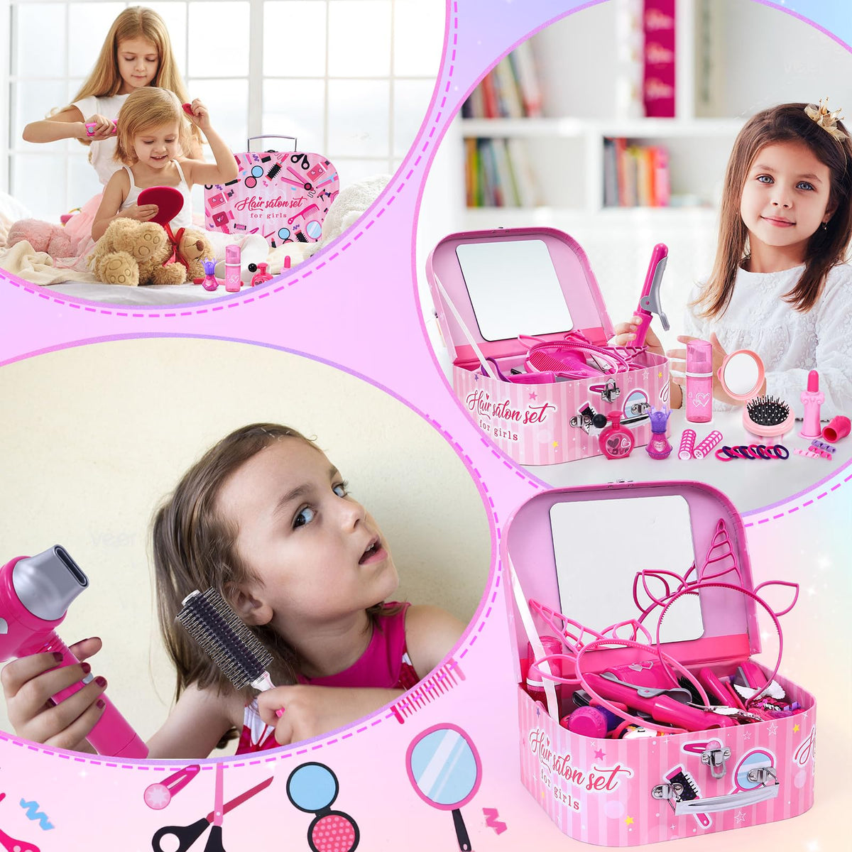 Lorfancy exquisite carrying gift box keeps all accessories organized.