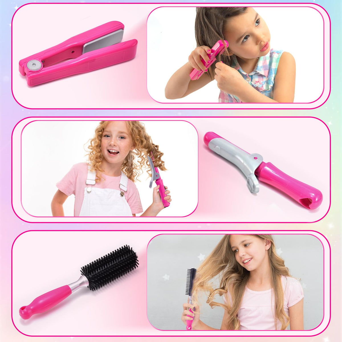 Lorfancy curling iron for mini hairstyle experiments and curling fun.