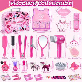 Lorfancy realistic blow dryer with interchangeable heads for versatile styling.