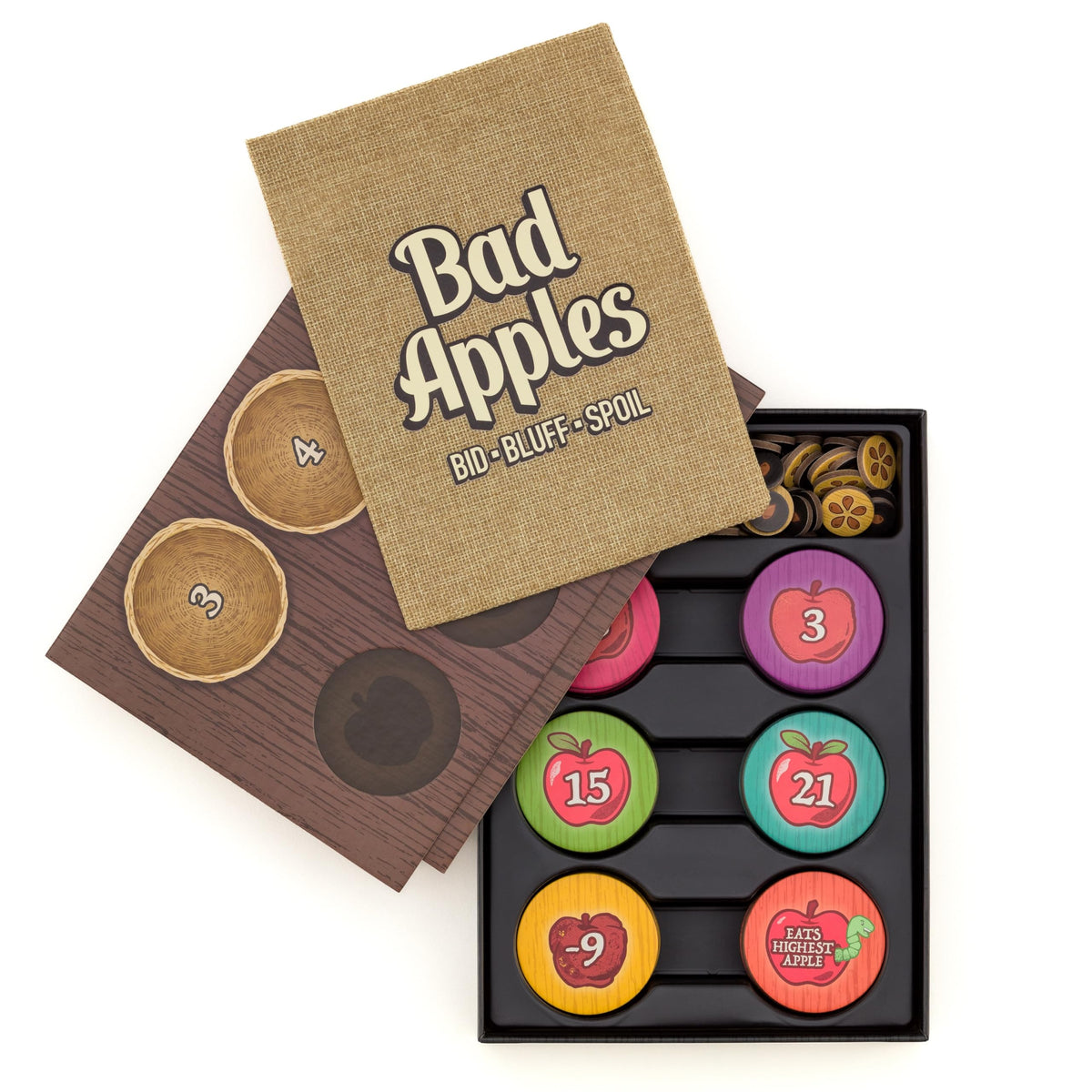 Lost Boy Entertainment Bad Apples family night setup invites smiles and competition.