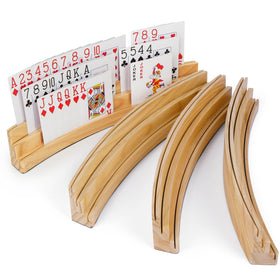 LotFancy 3-Tier Curved Card Holder keeps cards visible for quick access during game night.