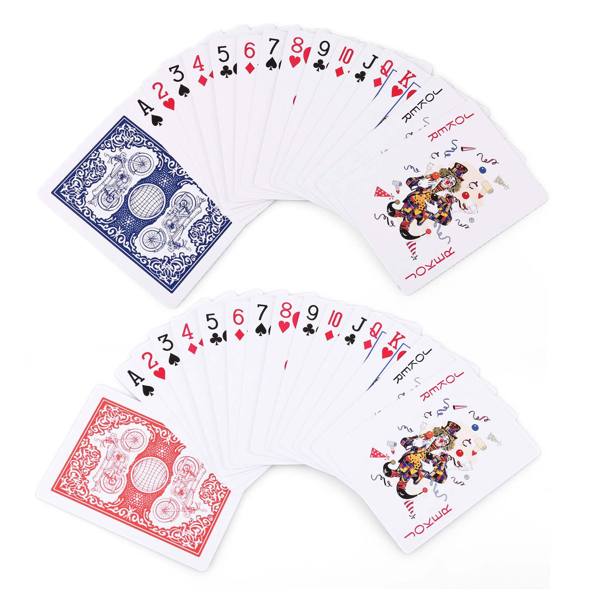 LotFancy standard 52-card deck with jokers for classic games