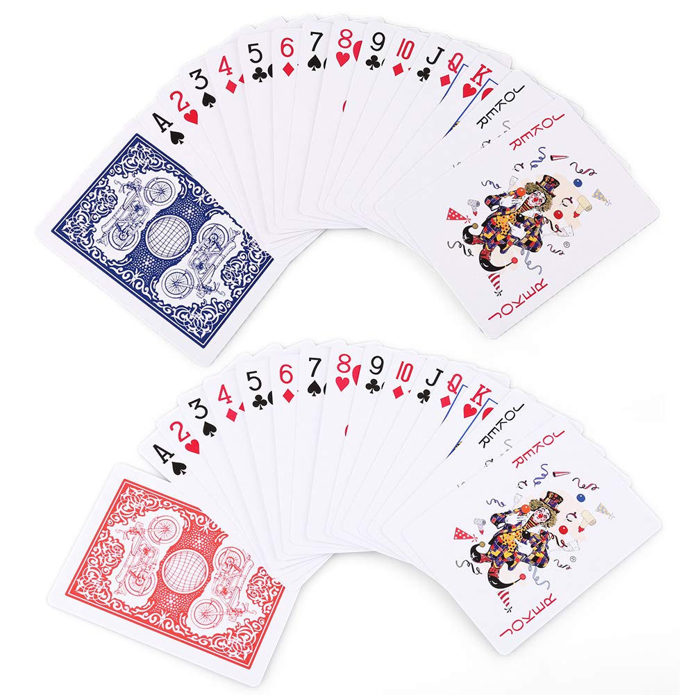 LotFancy blue back card for smooth, fast gameplay