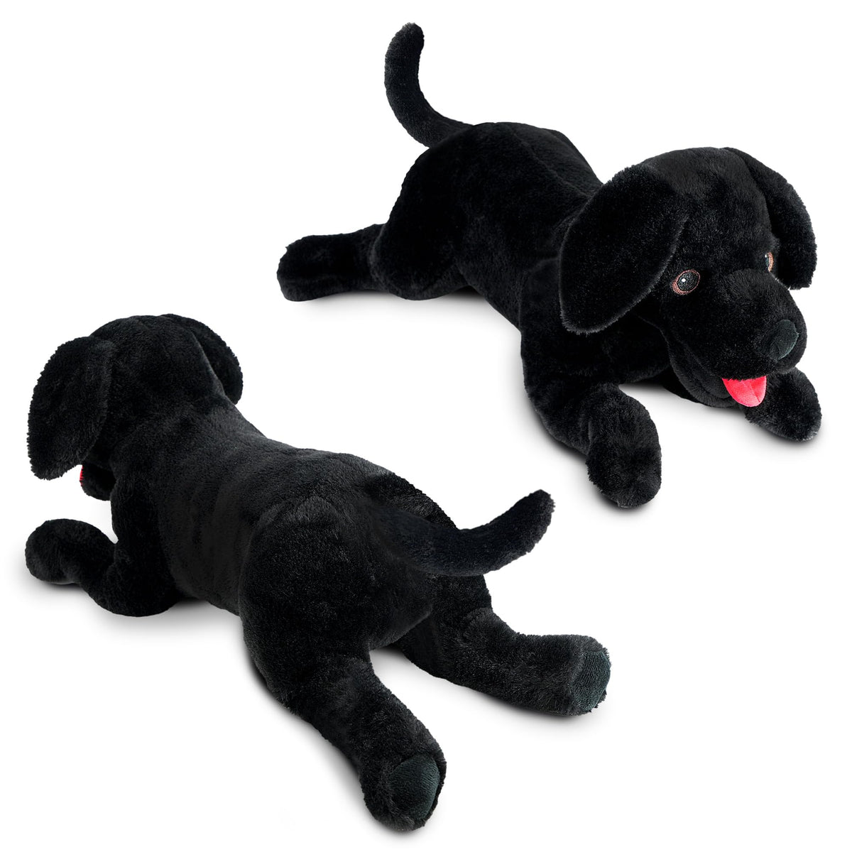 LotFancy embroidered eye and nose details ensure safe, durable play.