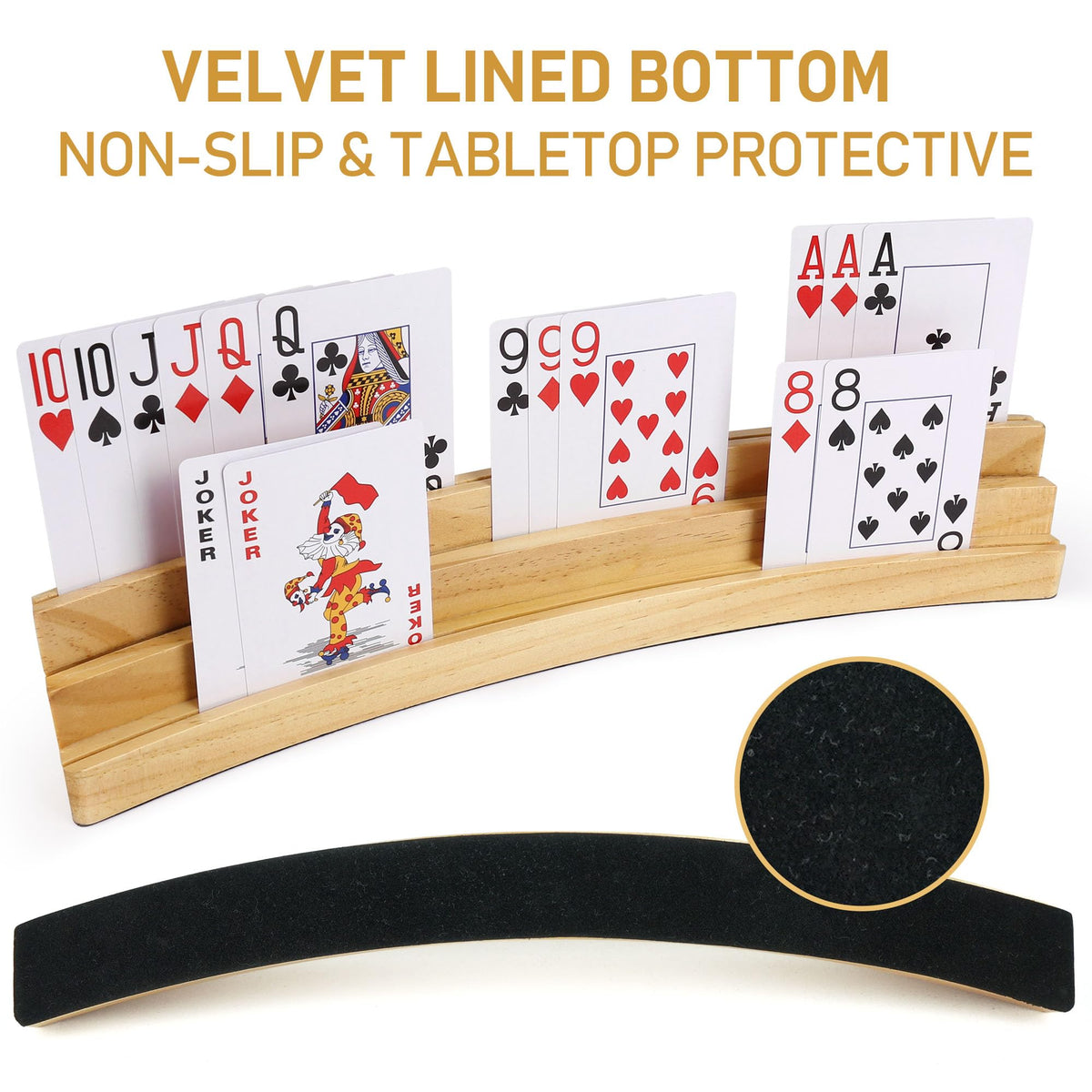 LotFancy Hands-Free Card Holder lets players handle cards easily, especially for arthritis.