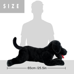 LotFancy plush dog 26-inch cuddly puppy for imaginative play and companionship.