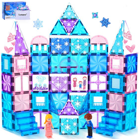 Lotmey Diamond Magnetic Tiles with crystal shine for creative building