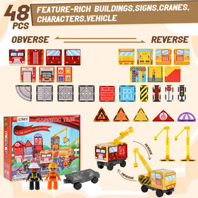 Lotmey building scenes encourage problem-solving and early STEM skills.