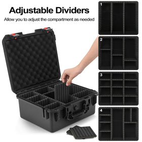 LOTOCASE EVA divider system enables flexible arrangement for different card sizes