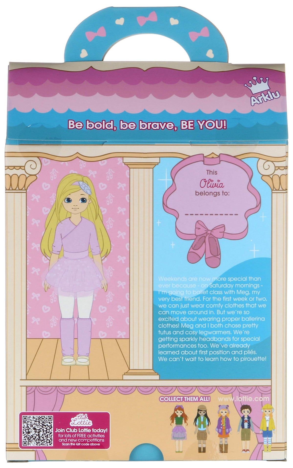 Lottie doll 7-inch size, easy for small hands and playtime