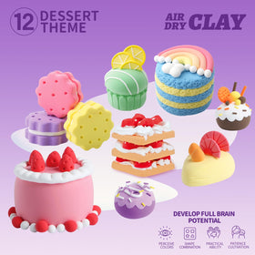 LOUFOR Air Dry Clay Kit no baking required for simple at home crafting