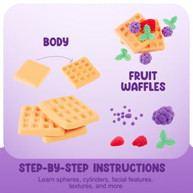 LOUFOR Air Dry Clay Kit project tutorials guide young artists step by step