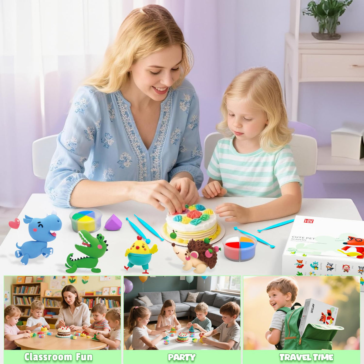 LOUFOR kit shows step-by-step tutorials for beginners