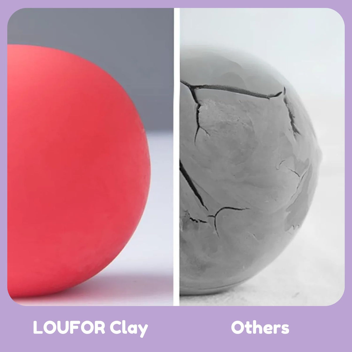 LOUFOR Air Dry Clay Kit twelve theme models inspire at home crafts