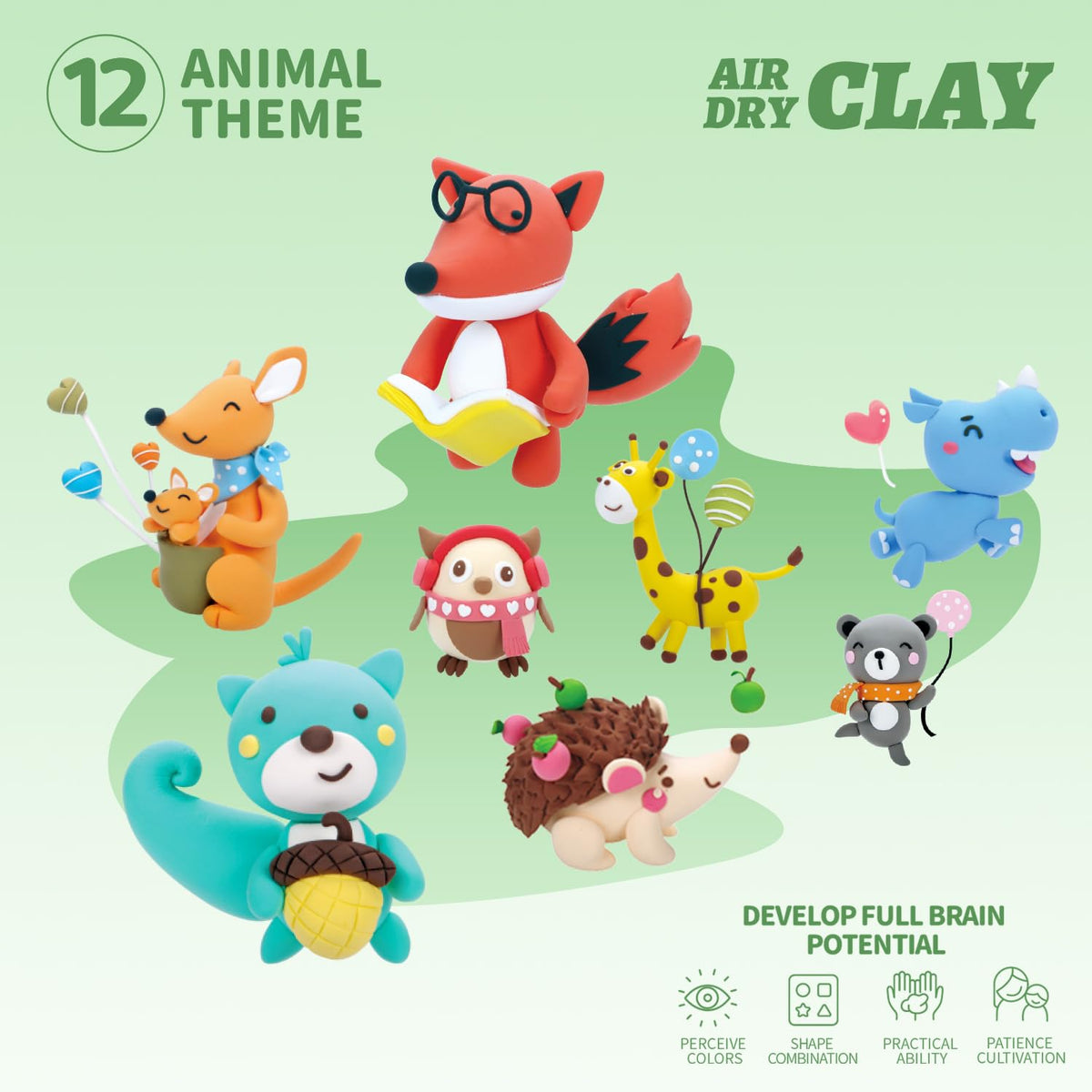 Safety-certified, non-toxic clay suitable for kids and classrooms.
