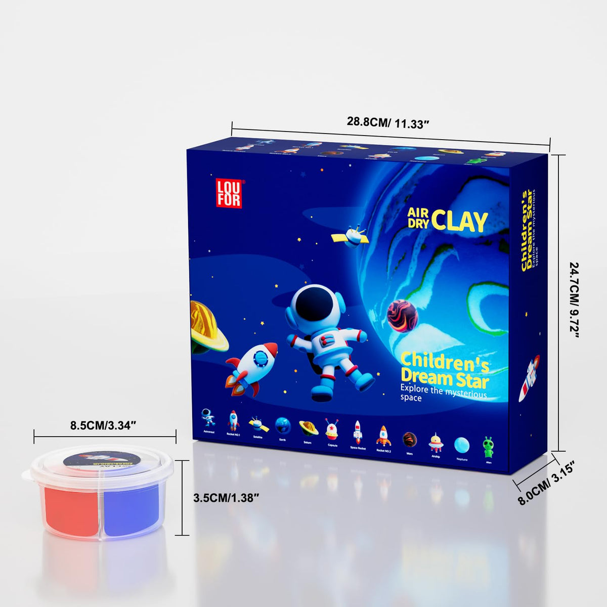 LOUFOR gift-ready packaging for birthdays and holidays.