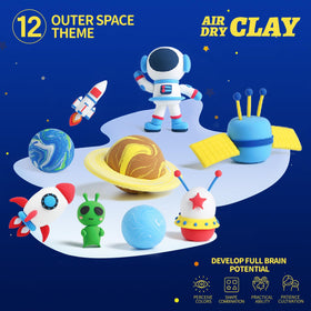 Loufor air dry clay requires no baking, safe home crafting