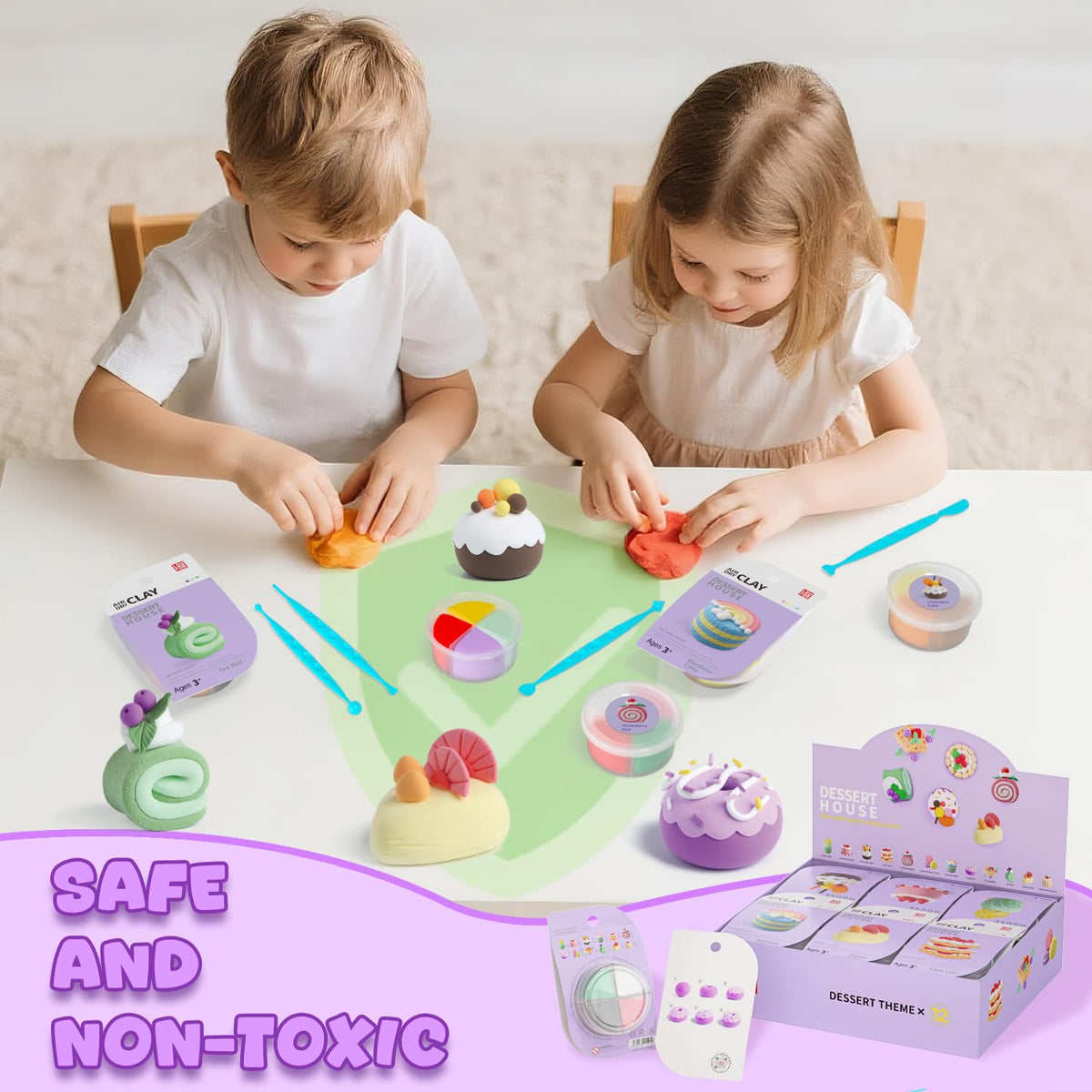 LOUFOR safety certifications highlight non-toxic materials for worry-free play.