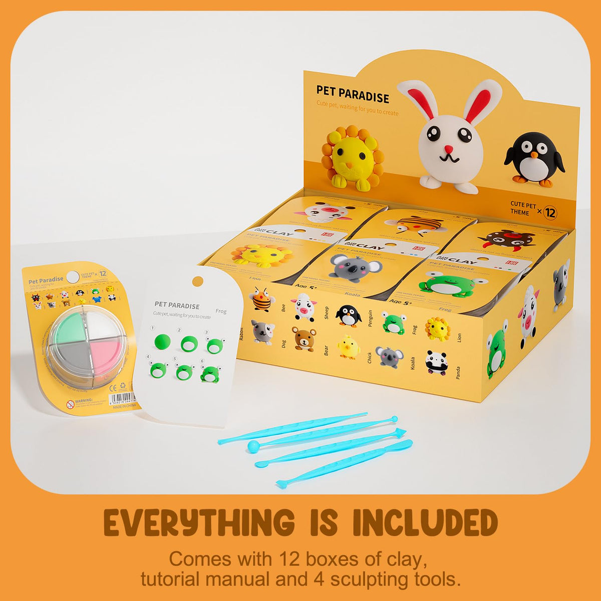 LOUFOR sculpting tools set ready for imaginative model making.