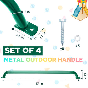 Lounsweer green powder-coated handle with anti-slip grip.