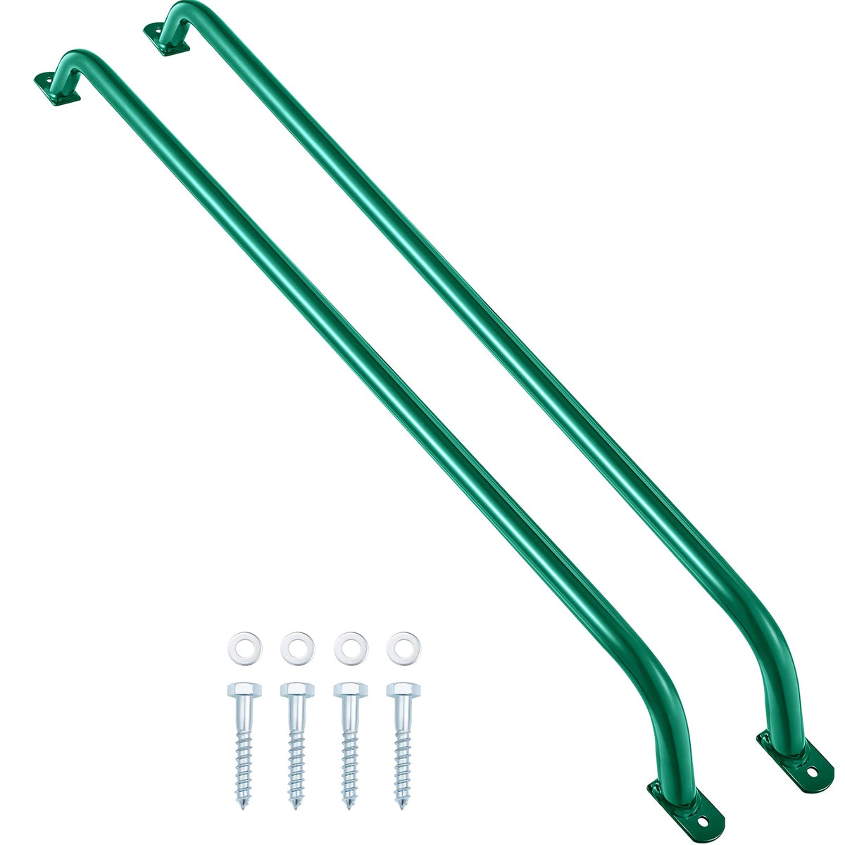 Lounsweer 37-inch playground handle provides sturdy entry support for outdoor playsets.