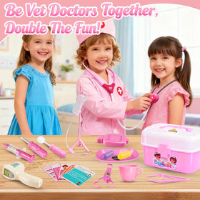 LOUVPY kids doctor in action fosters imaginative learning and confidence.