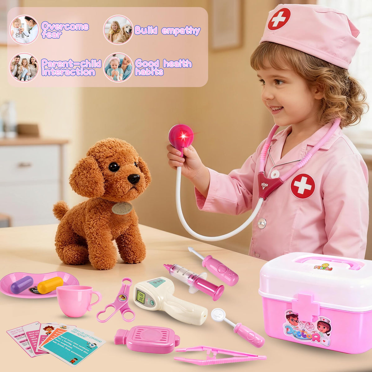 LOUVPY portable storage box makes travel and playdates easy.